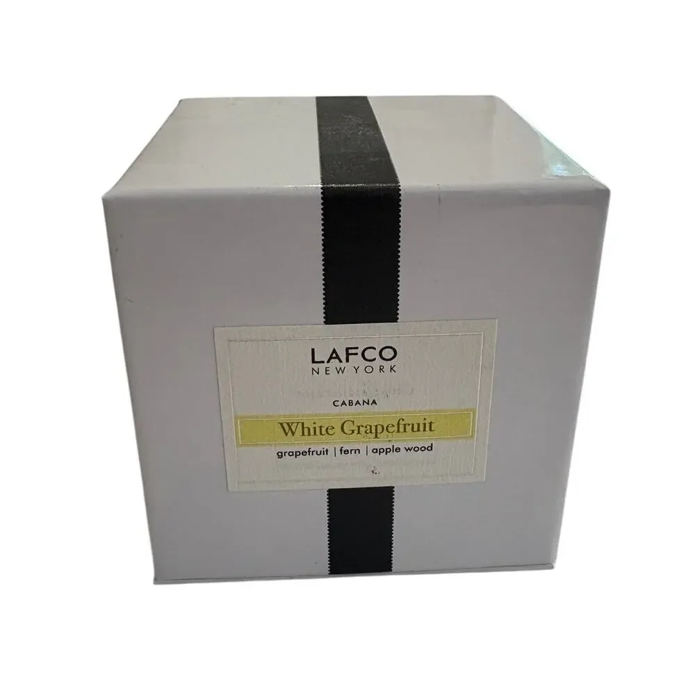 LAFCO Candle Cabana White Grapefruit Fern Applewood 6.5 oz NEW